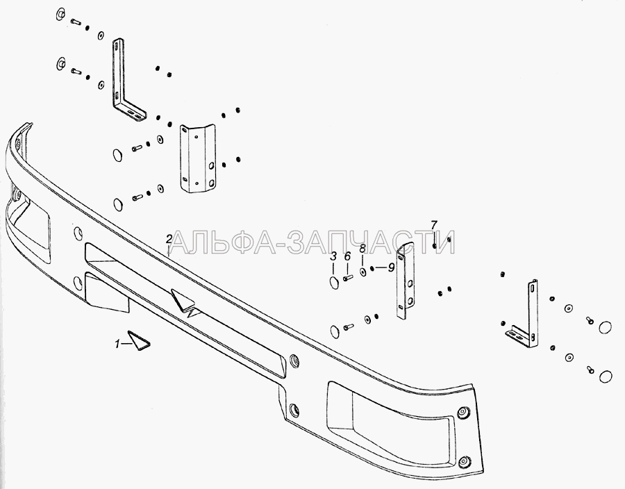 65115-8417012 Установка панели фар (65115-8417015-10 Панель фар) 